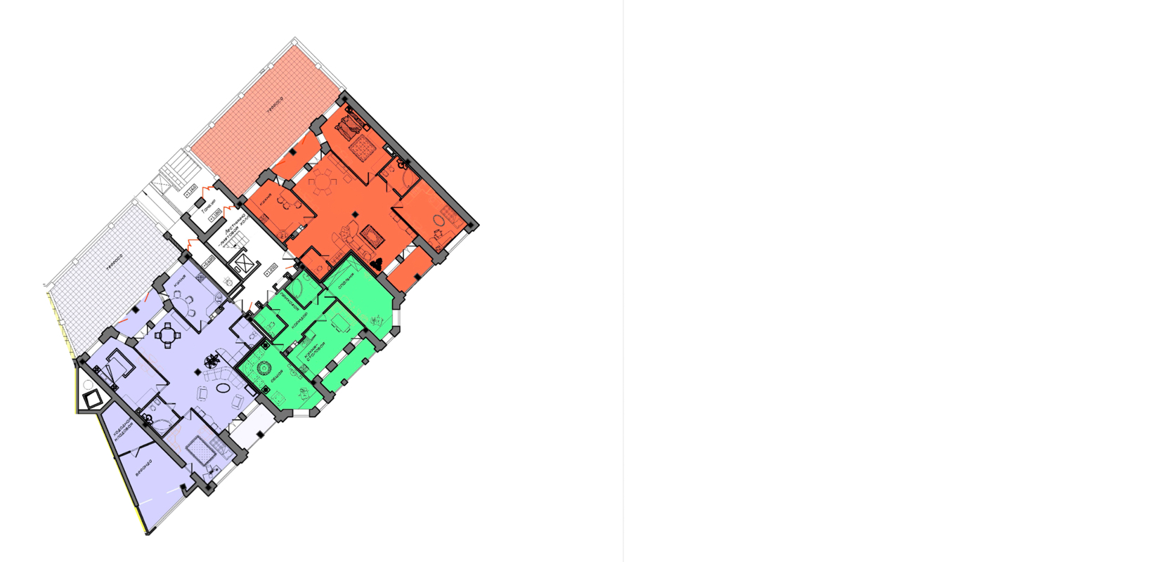 Квартиры площадью: 150 м² - 193 м²
