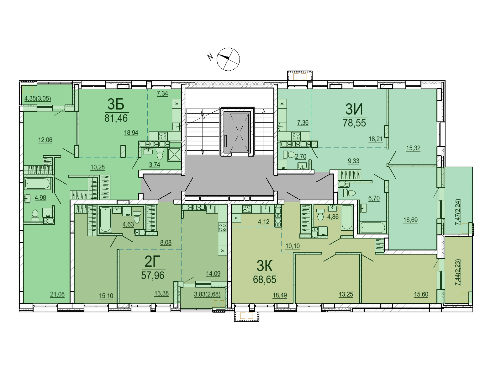 Нововиленская ул. д. 12.3 по ГП, ЖК "Левада"