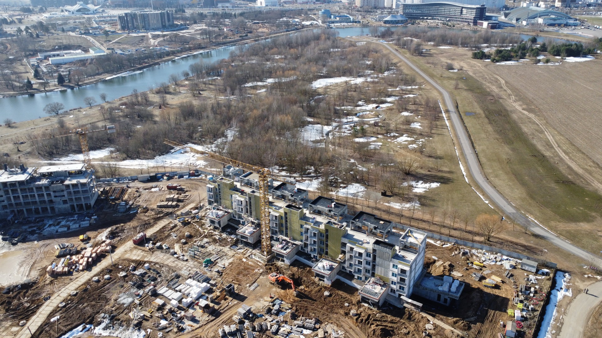 Ход строительства Нововиленская ул. д. 12.2 по ГП, ЖК "Левада"