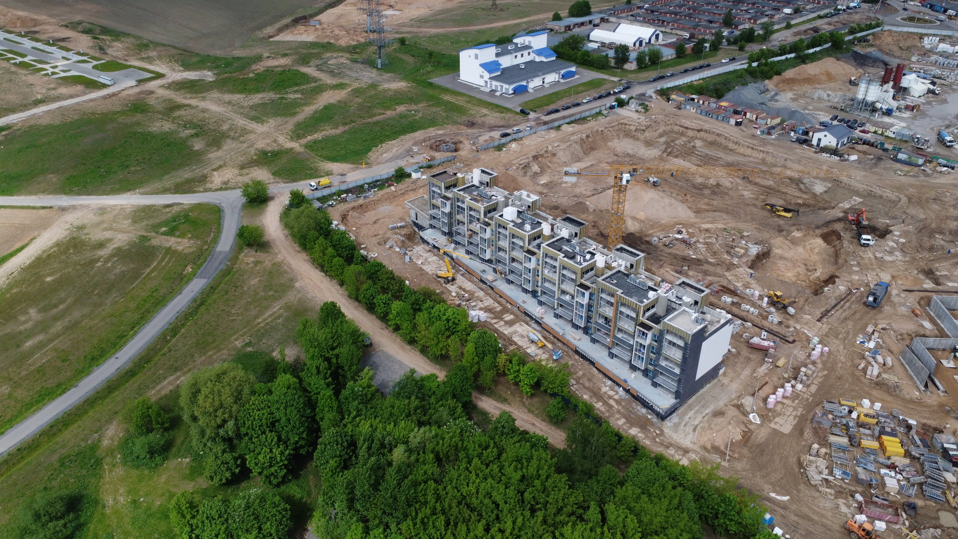 Ход строительства Нововиленская ул. д. 12.2 по ГП, ЖК "Левада"