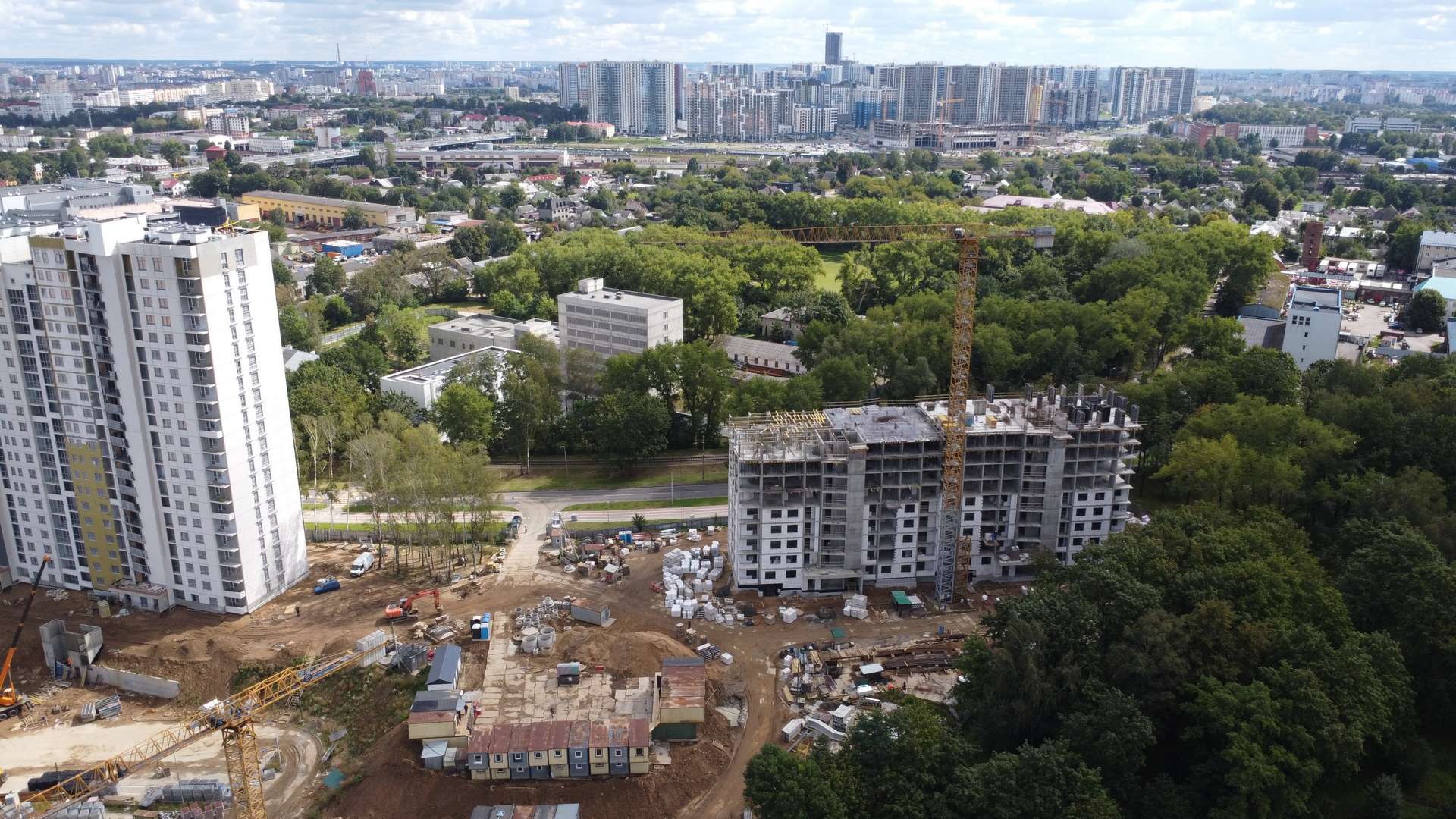 Ход строительства ул. Кузьмы Минина, дом №3 по ГП (ЖК "Дубравинский) застройщик ООО "БелБизнесРесурс"