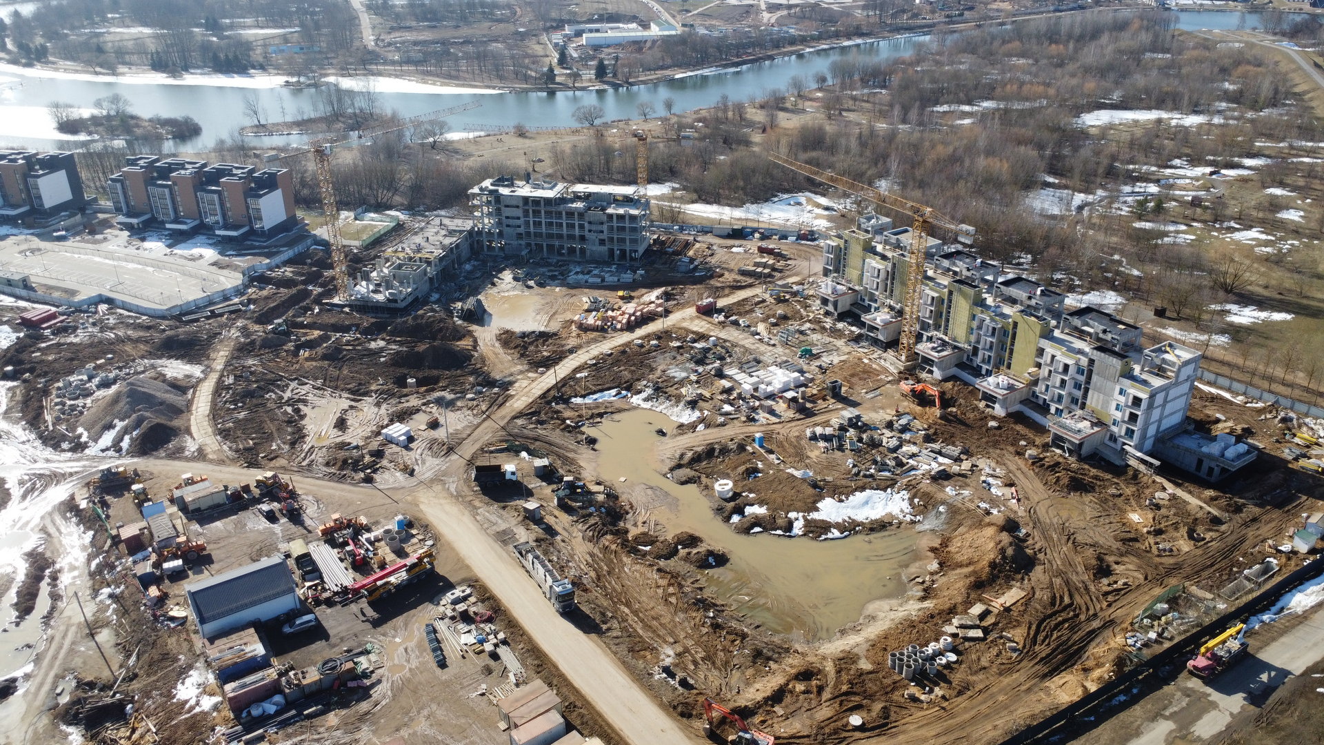 Ход строительства Нововиленская ул. д. 12.1 по ГП, ЖК "Левада"