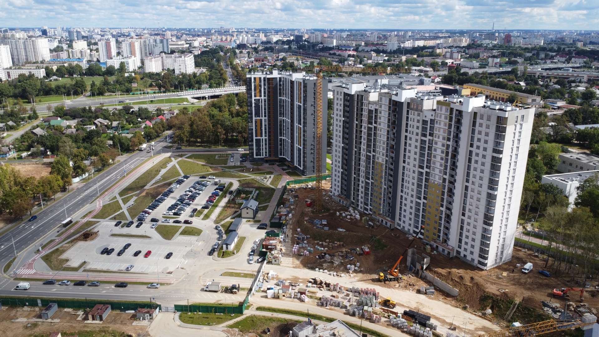Ход строительства ул. Кузьмы Минина, д. 5 по ГП ЖК "Дубравинский" застройщик ООО "БелБизнесРесурс"