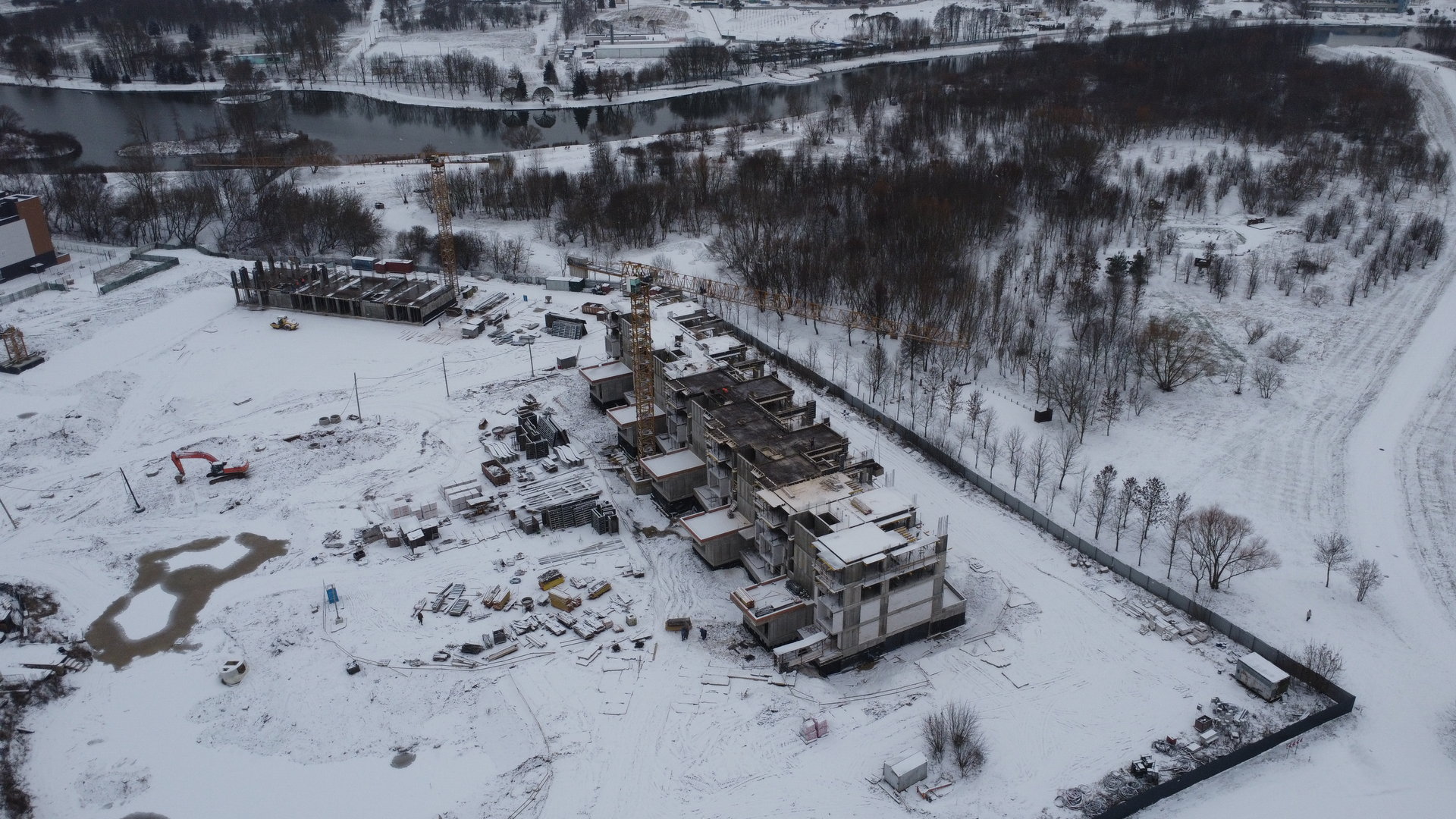 Ход строительства Нововиленская ул. д. 12.2 по ГП, ЖК "Левада"