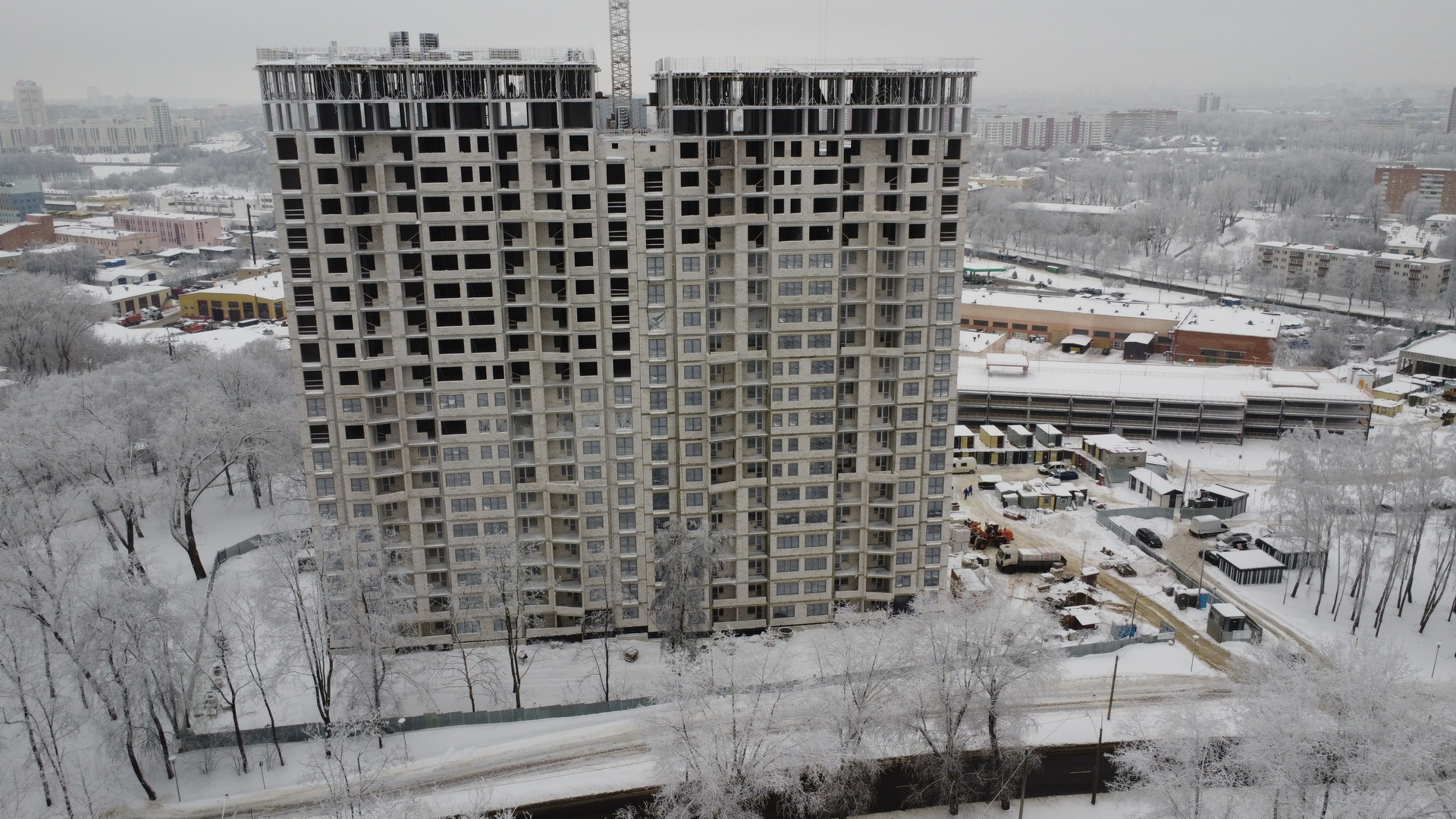 Ход строительства ул. Кузьмы Минина, дом №3 по ГП (ЖК "Дубравинский) застройщик ООО "БелБизнесРесурс"