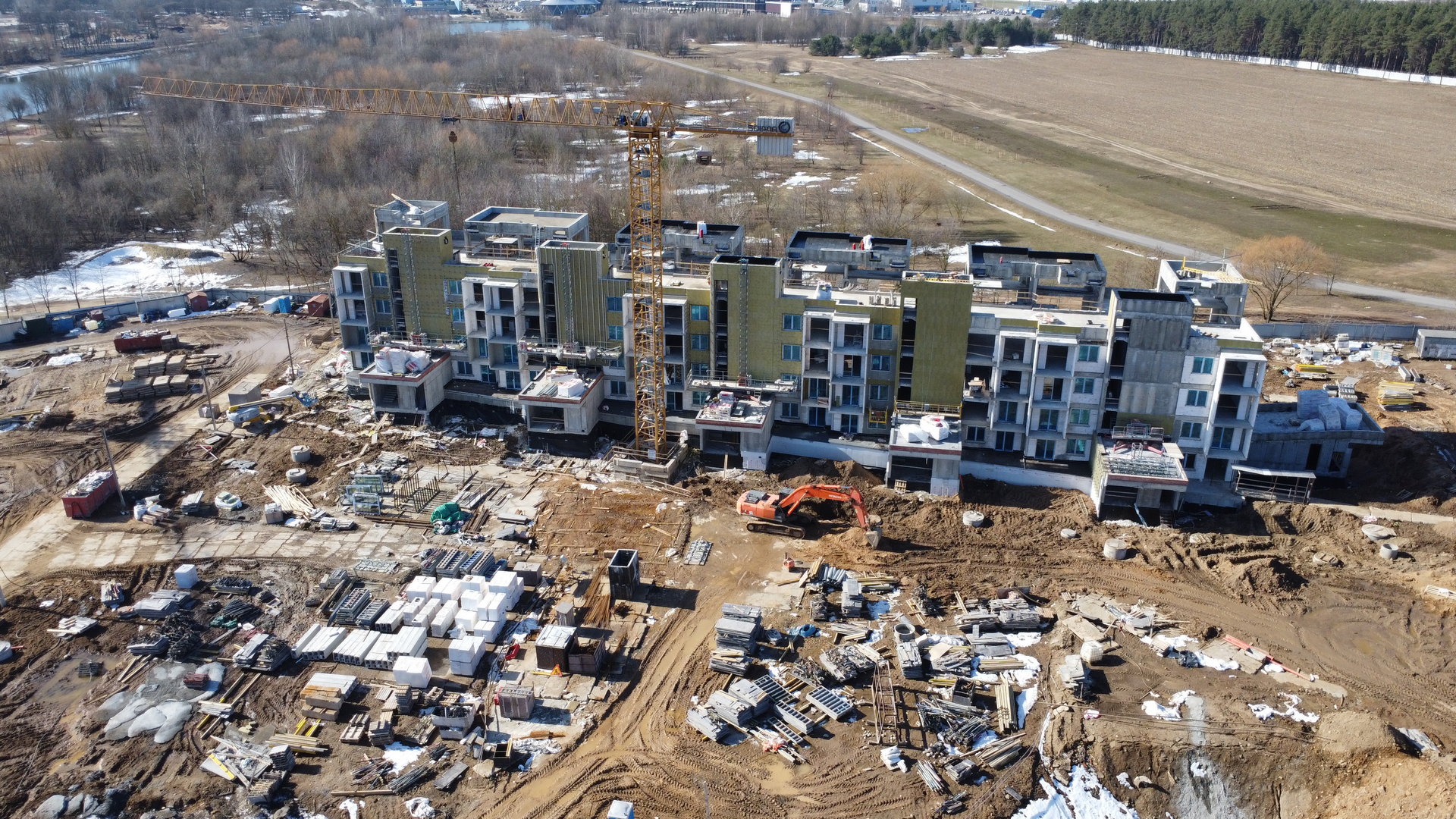 Ход строительства Нововиленская ул. д. 12.2 по ГП, ЖК "Левада"