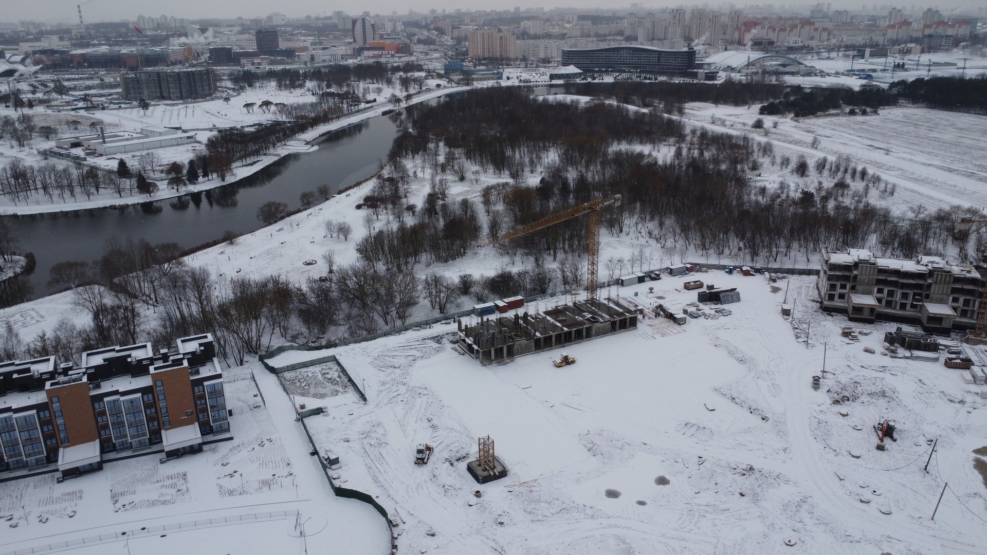 Ход строительства Нововиленская ул. д. 12.1 по ГП, ЖК "Левада"