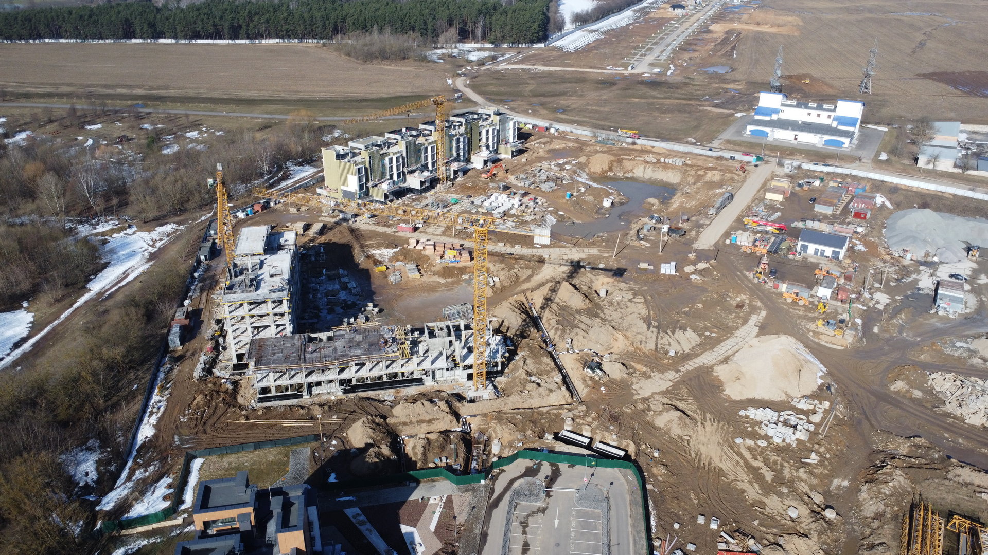 Ход строительства Нововиленская ул. д. 12.1 по ГП, ЖК "Левада"